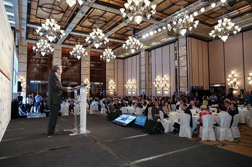 Some 250 participants attend the Financial Cooperation Conference co-organised by the Boao Forum for Asia and the Hong Kong Monetary Authority in Hong Kong today.