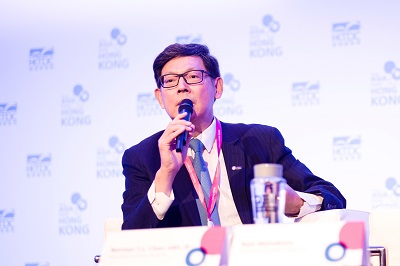 金融管理局總裁陳德霖於倫敦的研討會推廣香港作為接通「一帶一路」機遇的門戶