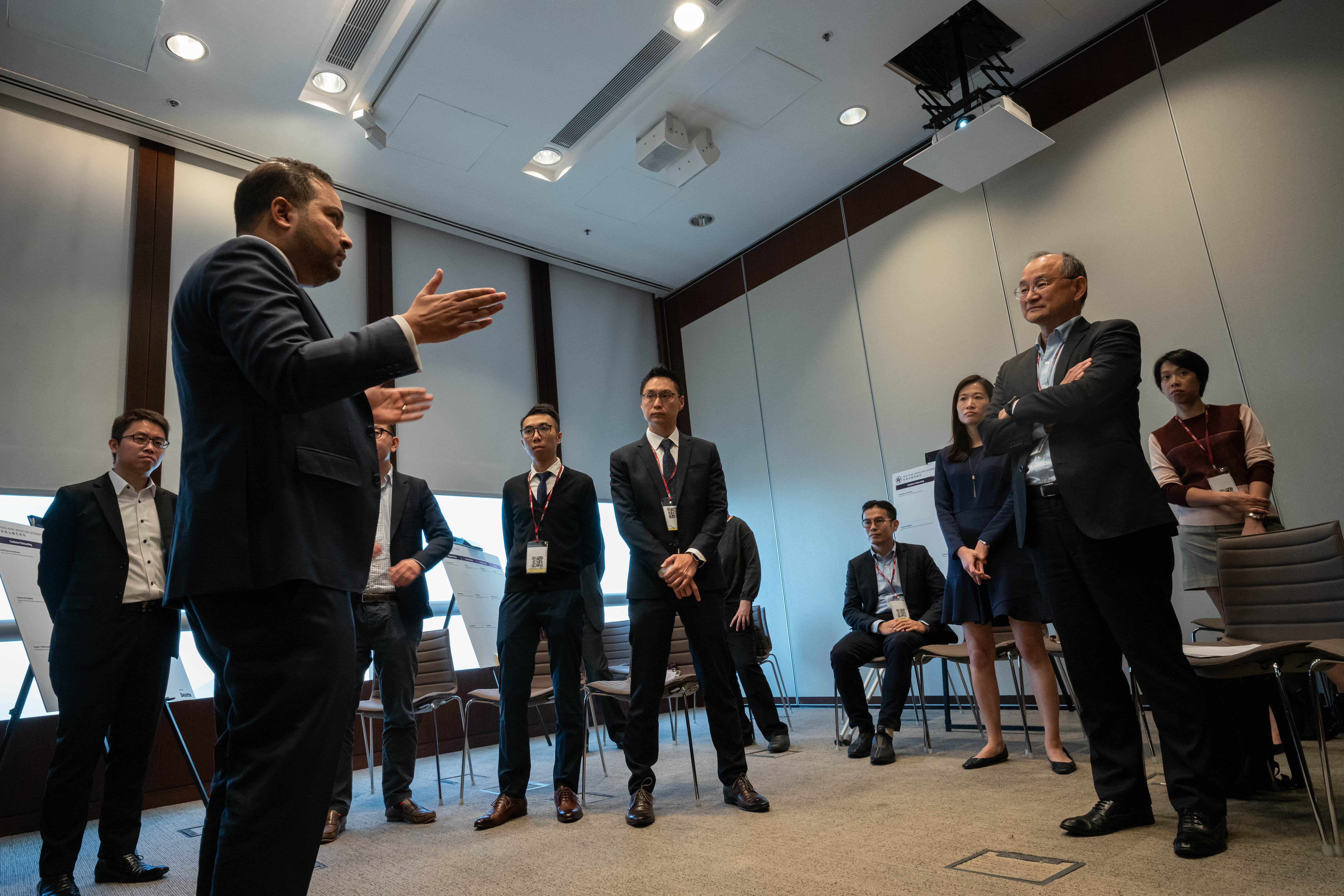 Participants have break-out group discussion on “pain points” in AML/CFT work and possible application of RegTech across various use cases and deploying technology to advance more proactive data and knowledge sharing.