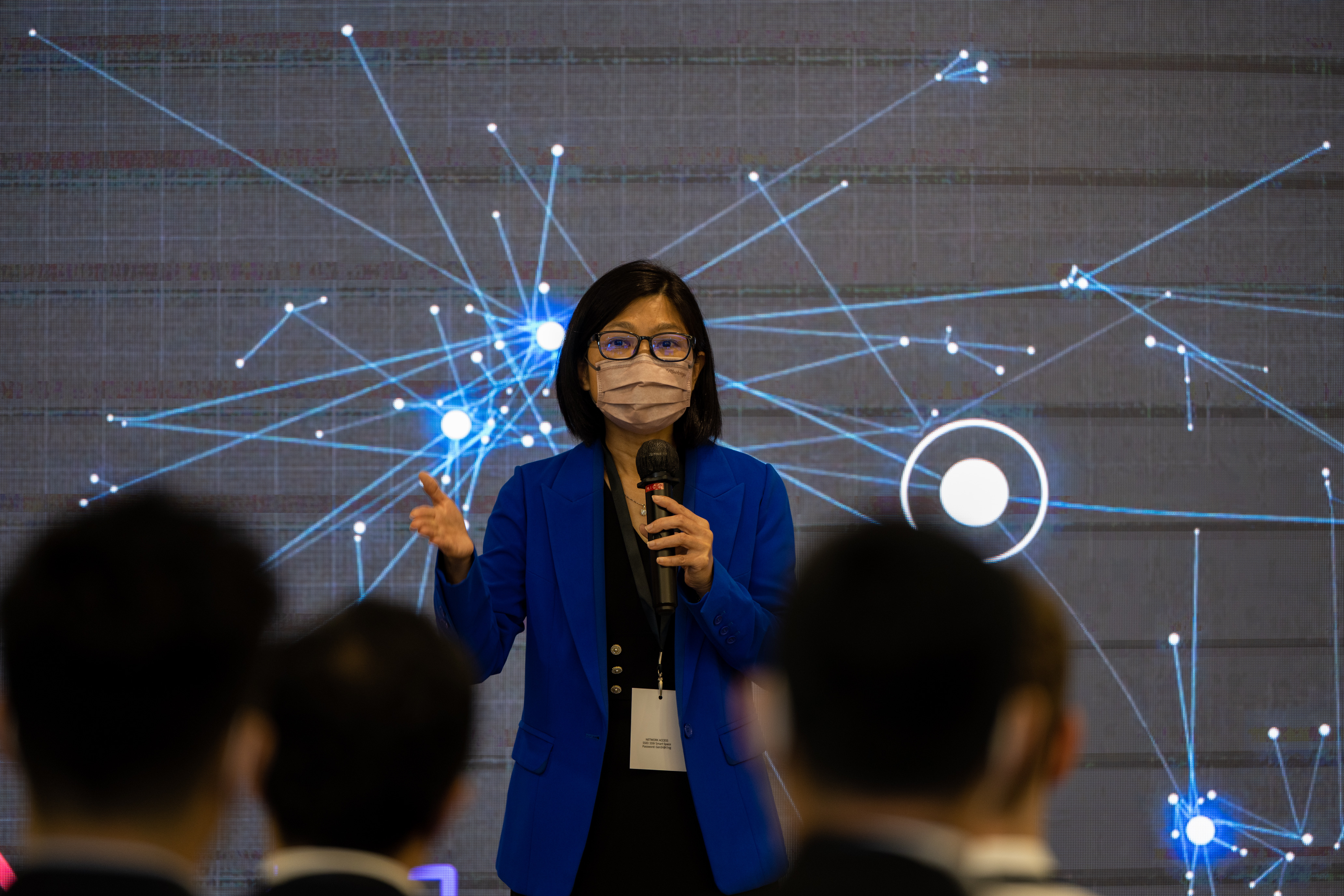 Ms Carmen Chu, Executive Director (Enforcement and AML) of the Hong Kong Monetary Authority delivers remarks at AMLab 3.