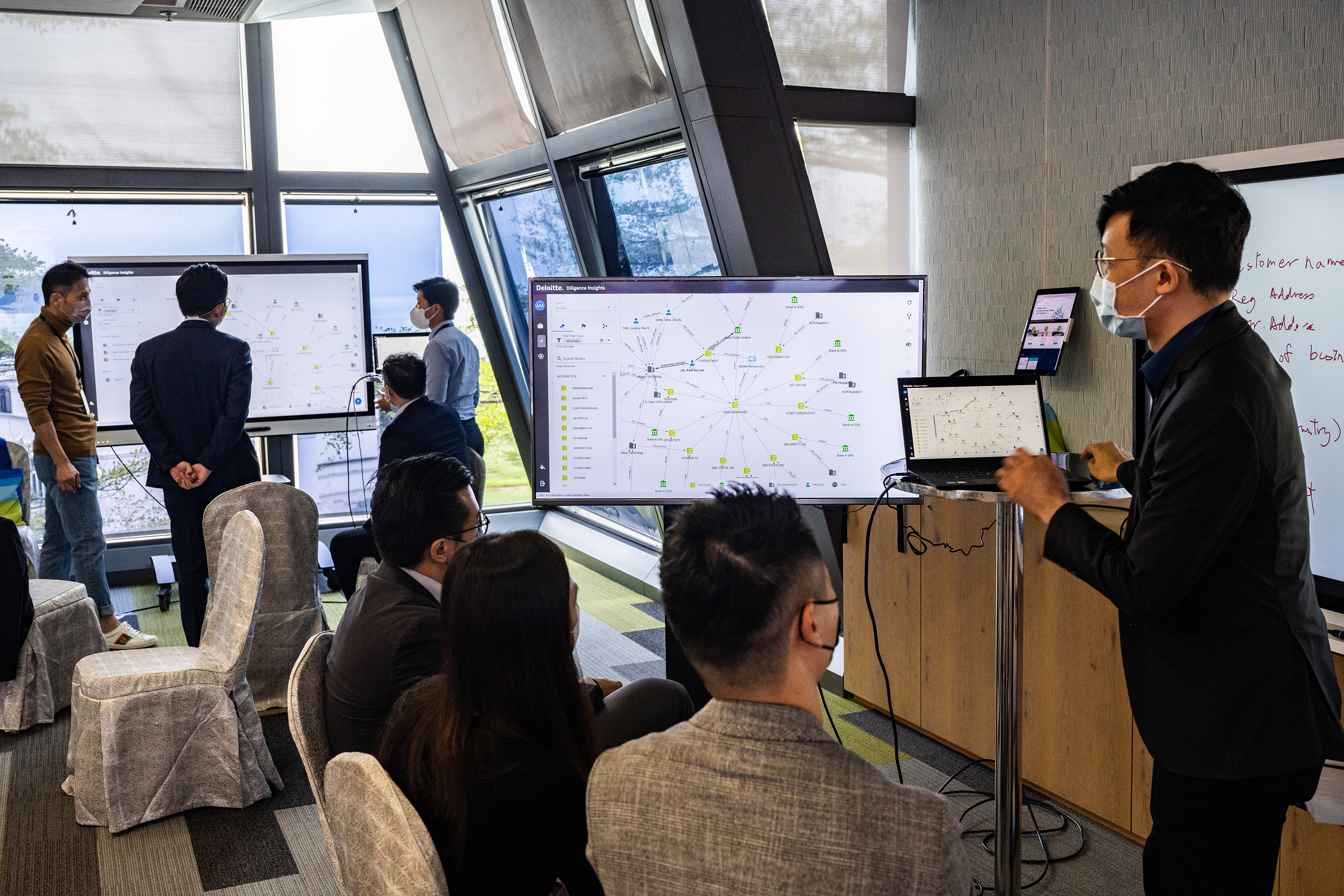 Participating banks collaborate with technical experts exploring the use of synthetic data to demonstrate testing of network diagrams.