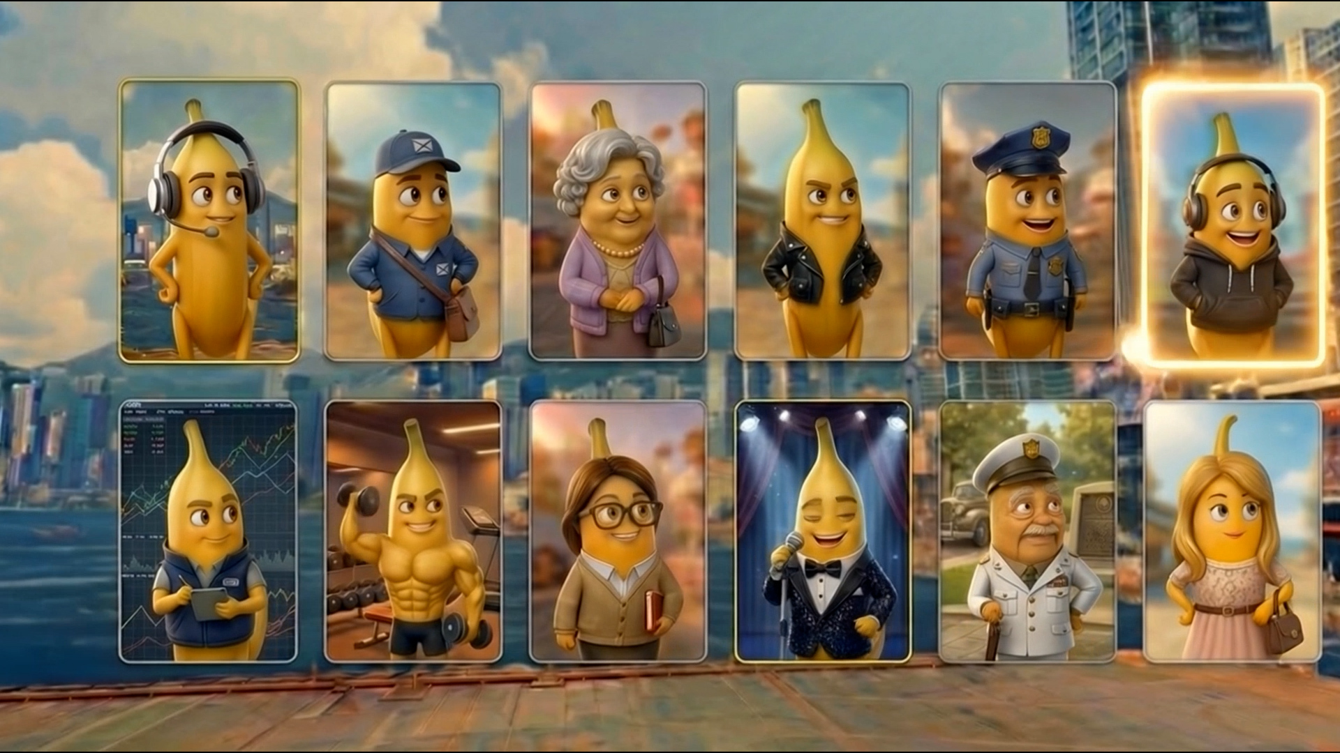 The “Lachachu” (despicable banana in Cantonese) disguises itself as various identities to steal the hard-earned money of members of the public.